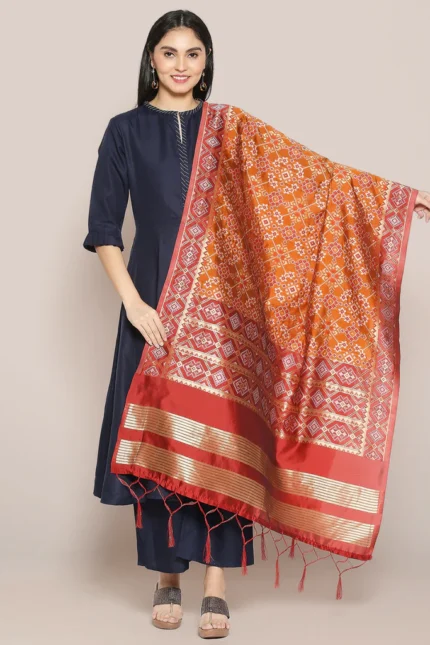 Silk Banarasi Patola Dupatta