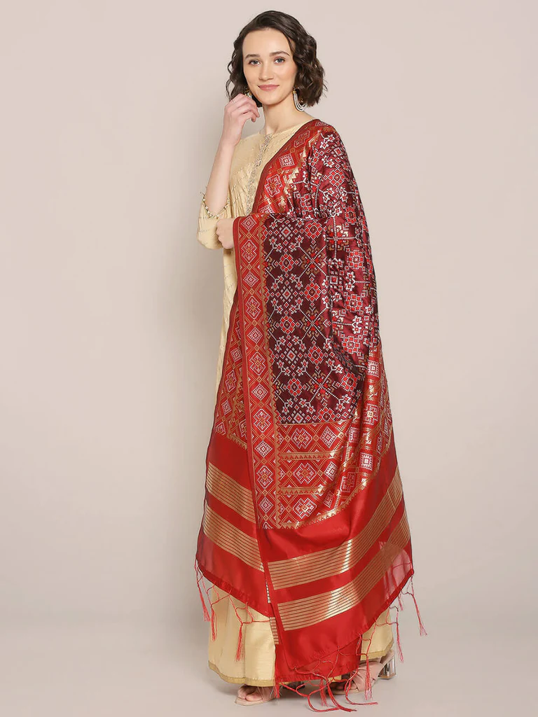 Banarasi Patola Silk Dupatta - Image 53