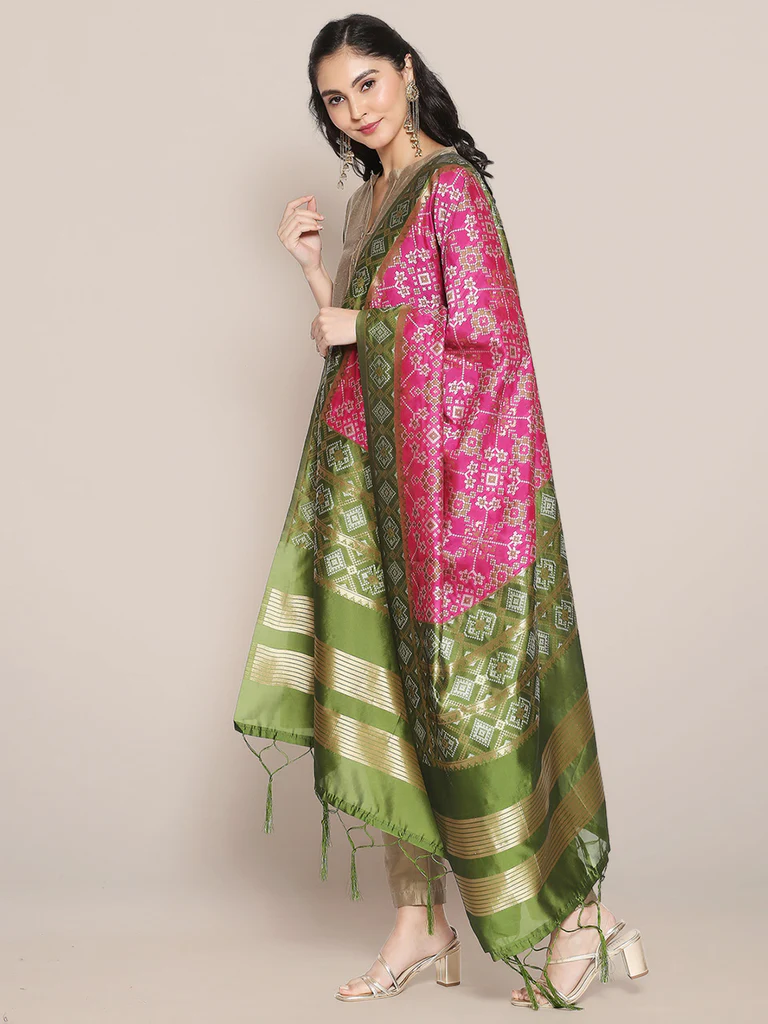Banarasi Patola Silk Dupatta - Image 38
