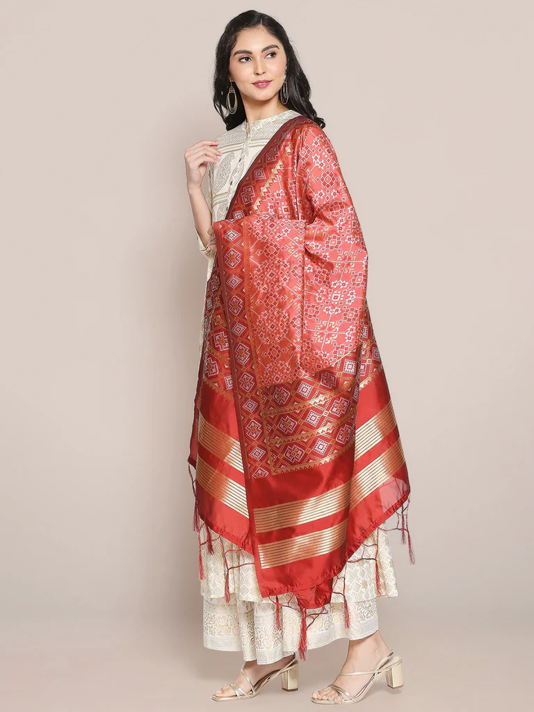 Banarasi Patola Silk Dupatta - Image 33