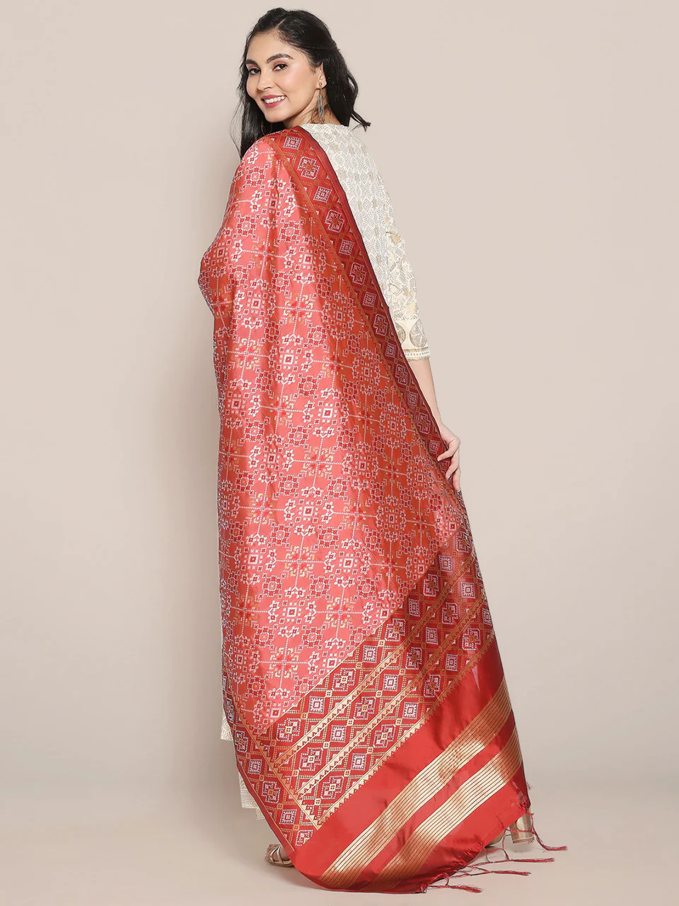 Banarasi Patola Silk Dupatta - Image 34