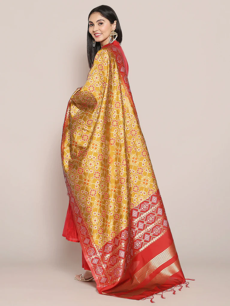 Banarasi Patola Silk Dupatta - Image 23