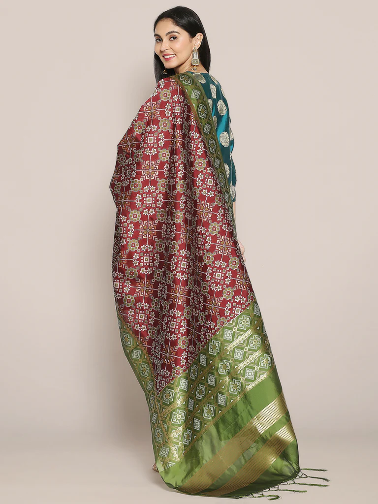 Banarasi Patola Silk Dupatta - Image 12