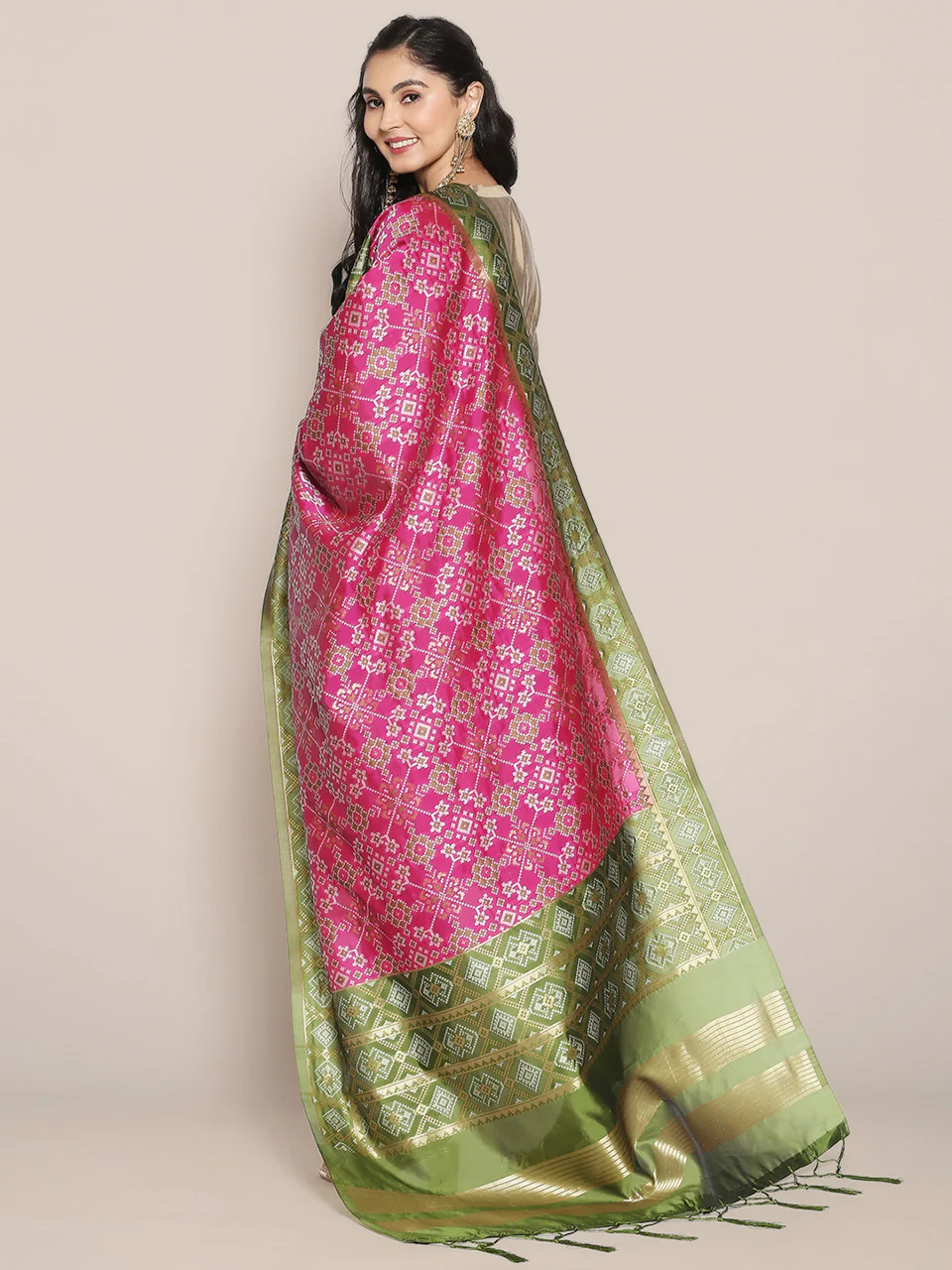 Banarasi Patola Silk Dupatta - Image 39