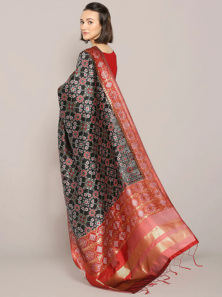 Banarasi Patola Silk Dupatta - Image 48