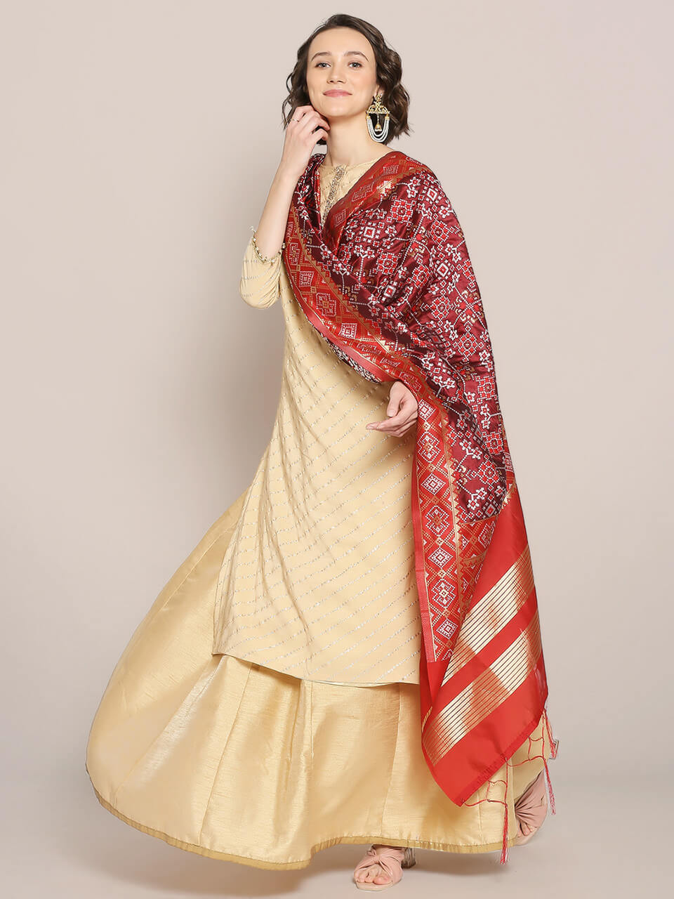 Banarasi Patola Silk Dupatta - Image 55