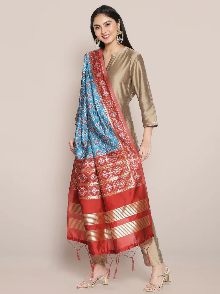 Banarasi Patola Silk Dupatta - Image 44