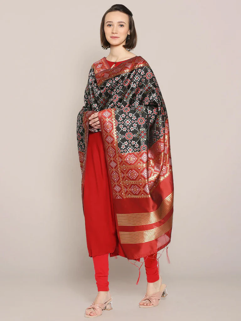 Banarasi Patola Silk Dupatta - Image 49
