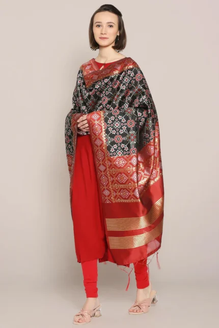 Beautiful Banarasi Patola Silk Dupatta