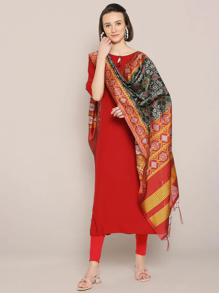 Banarasi Patola Silk Dupatta - Image 60