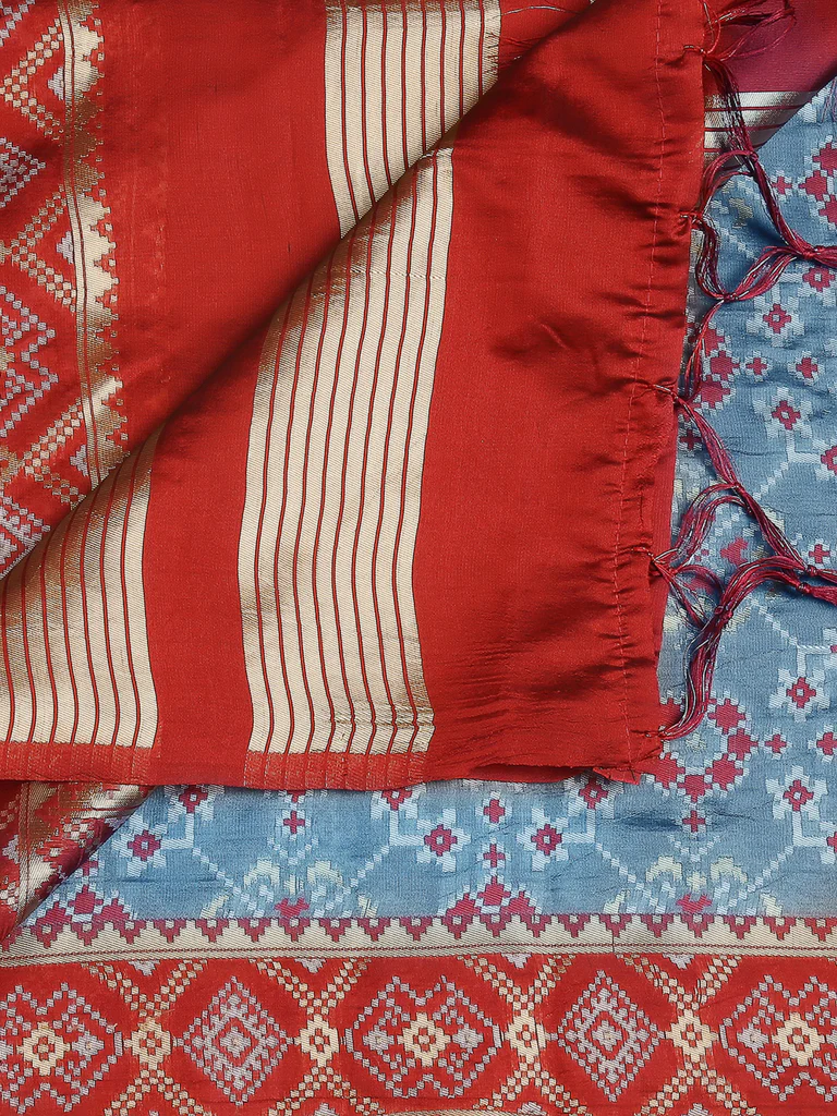 Banarasi Patola Silk Dupatta - Image 45