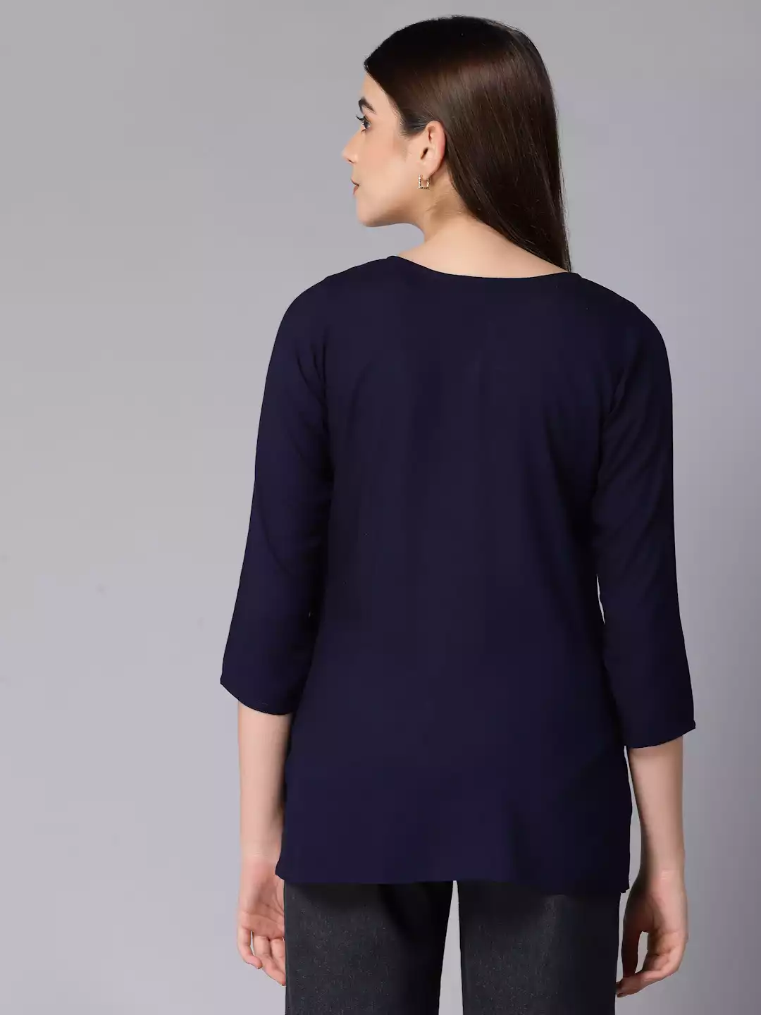 Hiba Blue Short Kurti - Image 5