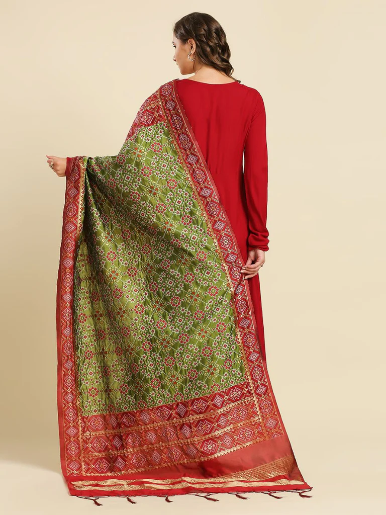Banarasi Patola Silk Dupatta - Image 67