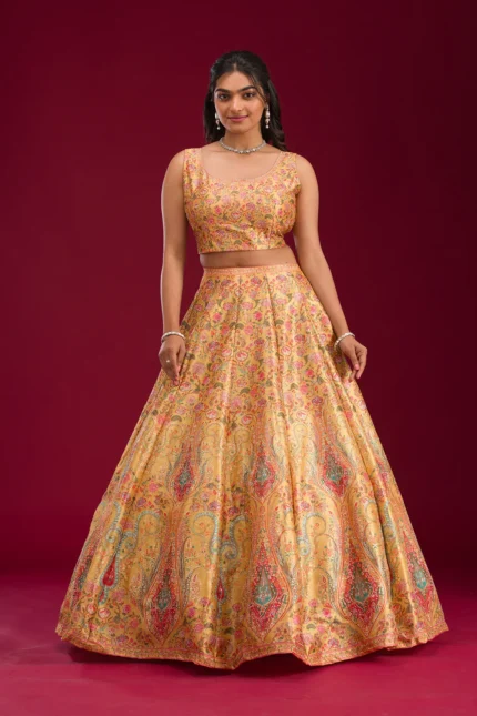 Zariwork Banarasi Readymade Lehenga